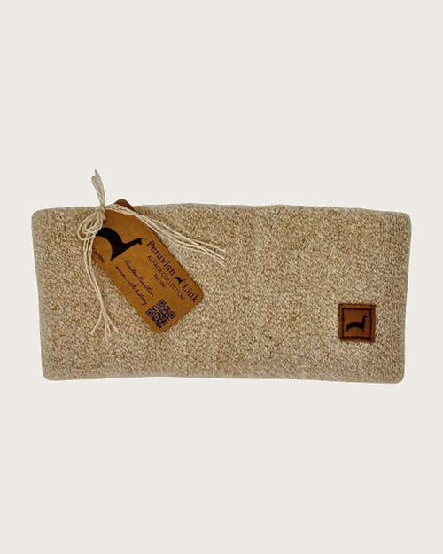 Alpaca Headband, oatmeal